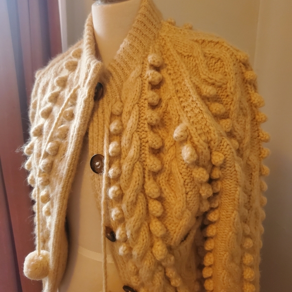 Doen Pomme Sweater Peche Creme medium alpaca - Picture 3 of 8